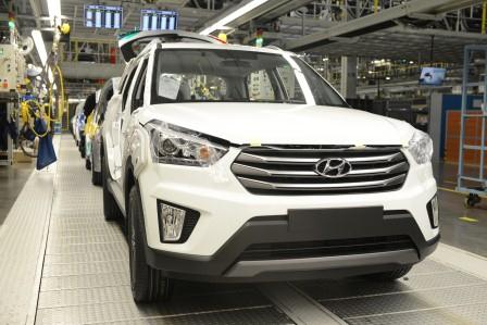 Российский завод Hyundai приступил к финальной стадии тестового производства компактного кроссовера Creta