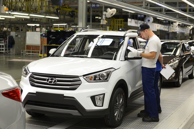 Российский завод Hyundai начал массовое производство кроссовера Creta
